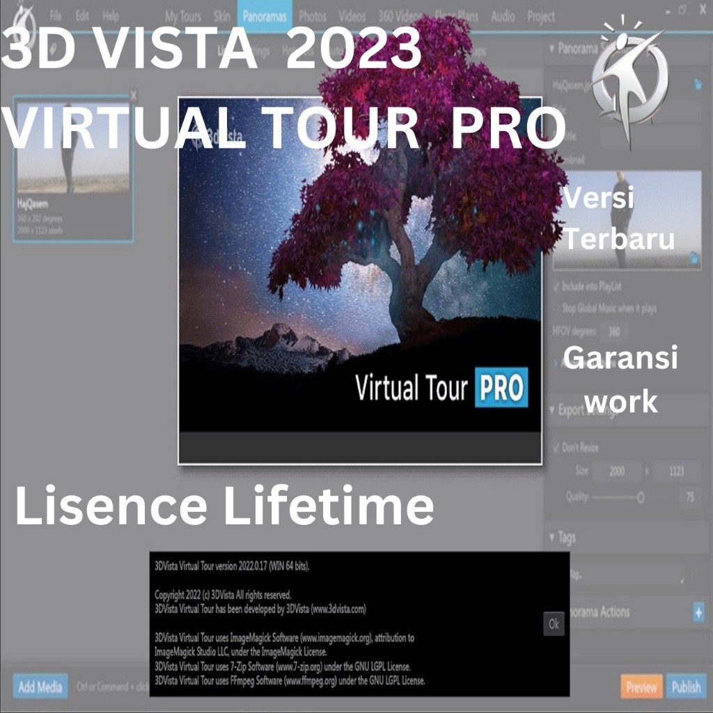3DVista Virtual Tour Suite 2021.1.2 x64 Garansi Work Versi Terbaru lengkap Dengan Tutorial Install D