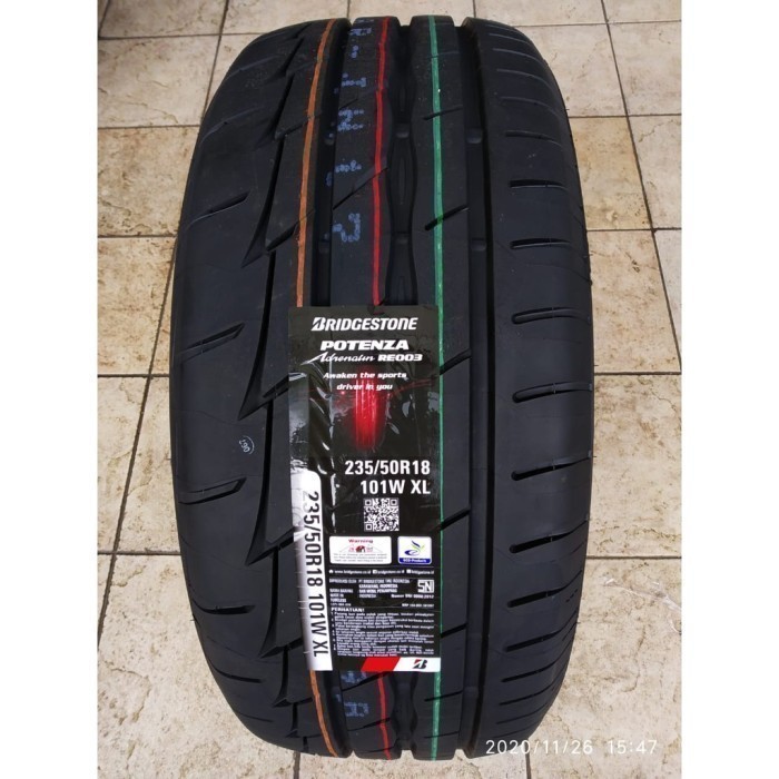 Ban Bridgestone Potenza RE003 235/50 R18 - Ban Mobil