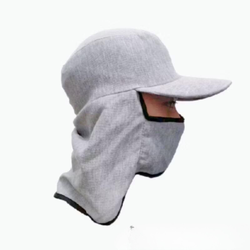 Topi Jepang Anti Panas Topi masker - Topi Mancing, Kerja Proyek, dan Gunung Premium - Casquette