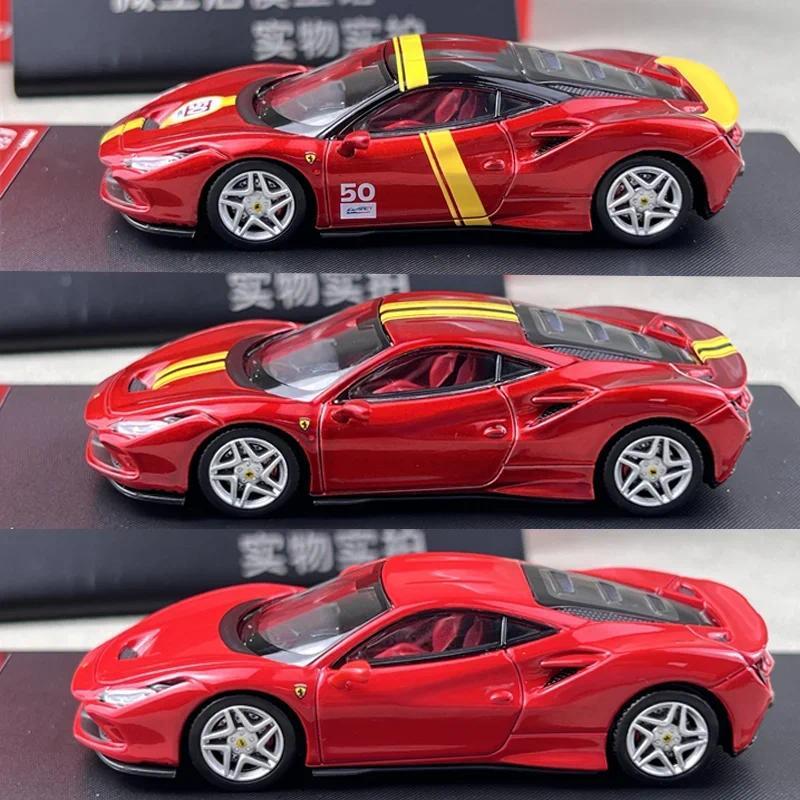 XF Model 1/64 Ferrari F8 Tributo Alloy Toy Motor Vehicle Diecast Metal Model Gifts
