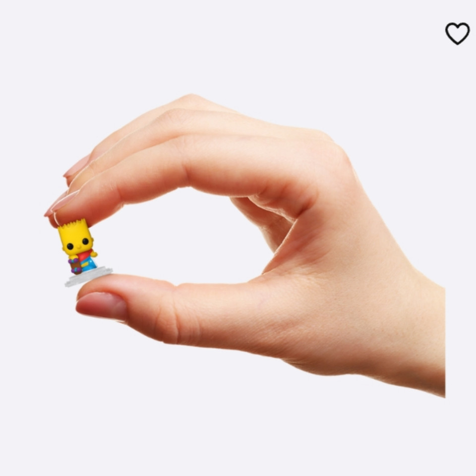 Funko Bitty Pop The Simpsons Action Figure Anime Bart Simpson Bitty Figure Model Cartoon Desk Decora