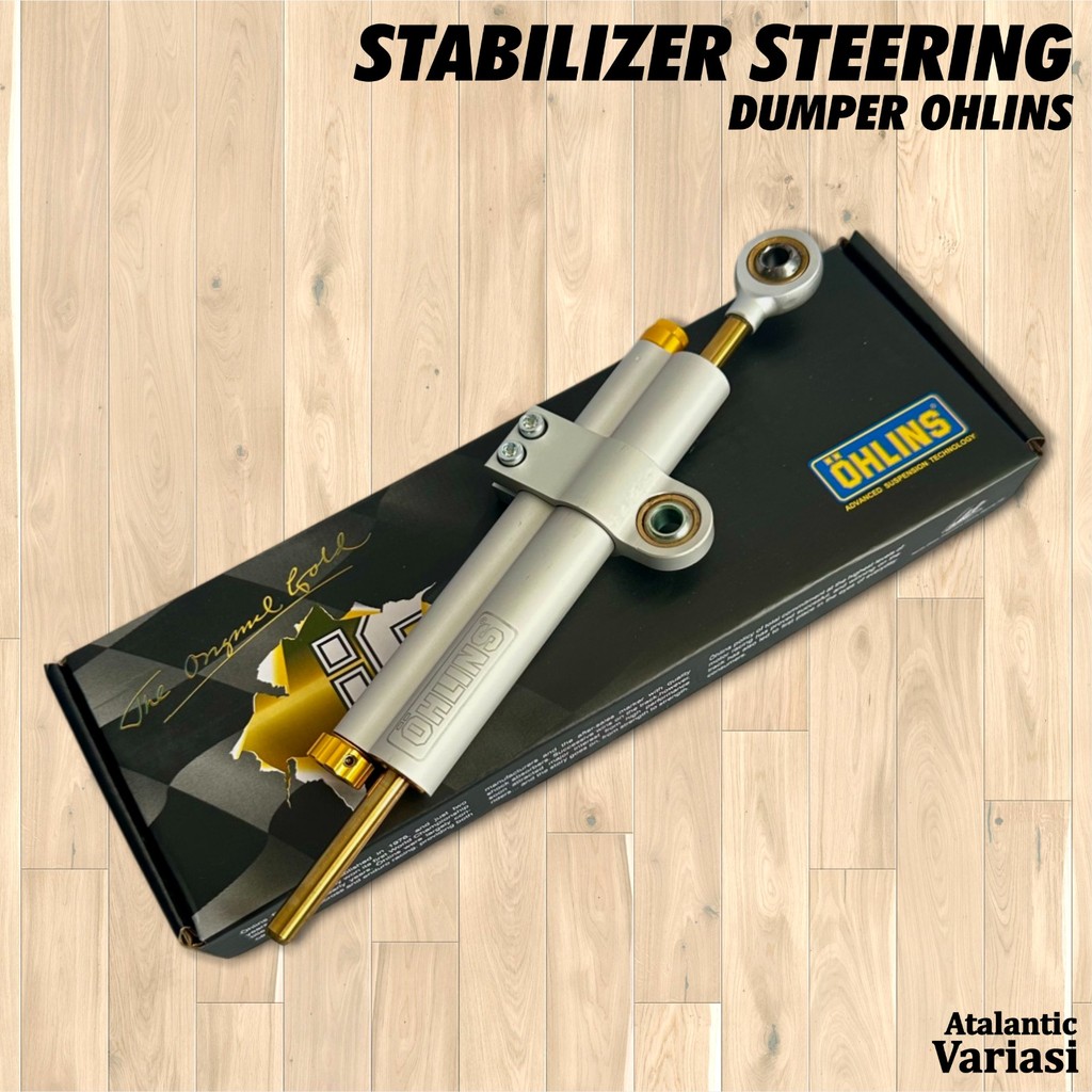 Steering Dumper Ohlins Stabilizer Stang Universal STABILIZER STANG TENGAH OHLINS FULL CNC ALUMINIUM 