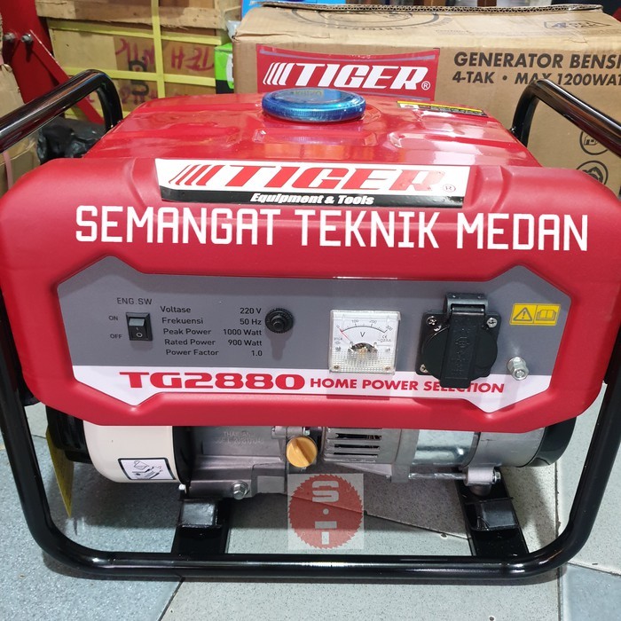 PROMO GENSET GENERATOR LISTRIK TIGER TIPE 2800 1000 WATT MANUAL STARTER