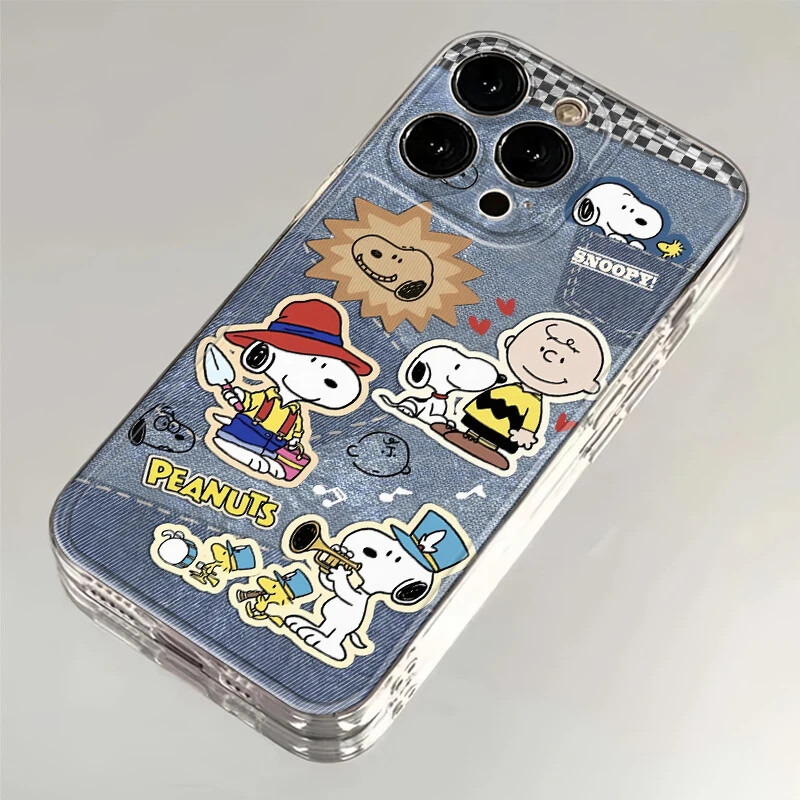COD Phone case for Samsung  A03 A05 A10 A11 A12 A14 A15 A33 A25 A32 A35 A50 A52 A55 A72 Pola Snoopy 