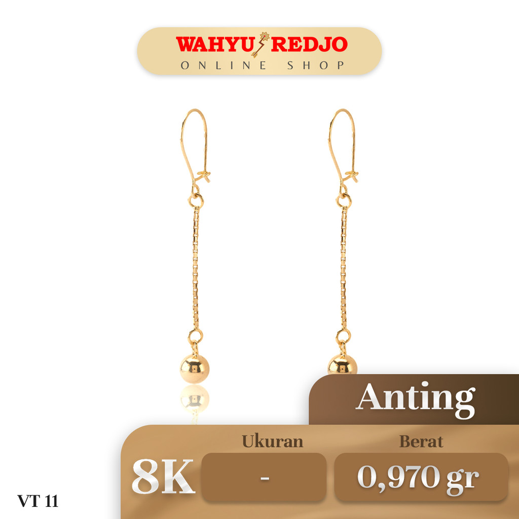 Anting Emas Kadar 8K Wahyu Redjo AN-8K-29850226