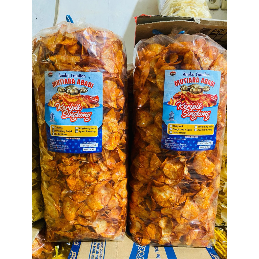 (Kaka's Kitchen) Keripik Singkong Rujak Mutiara