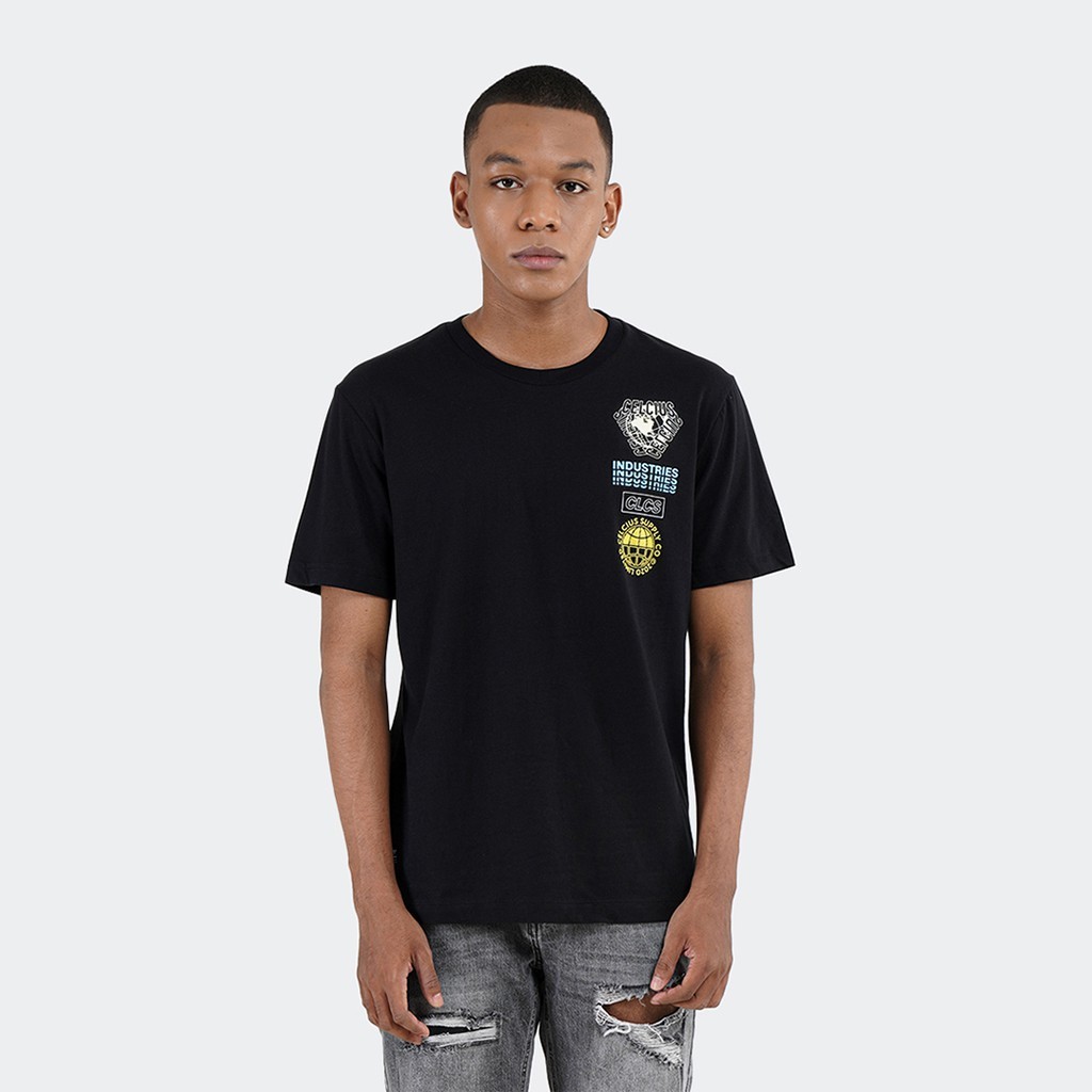 CELCIUS Kaos Sablon LIN000007C Hitam