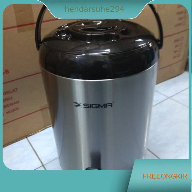 Dispenser sigma panas dingin / dispenser termos stainless 9,5liter