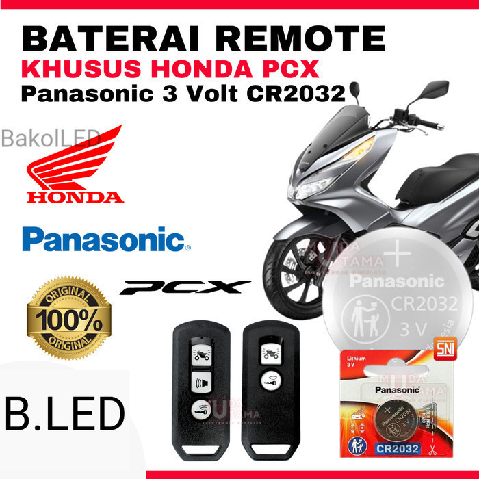 BATERAI REMOTE HONDA PCX ORIGINAL PANASONIC CR2032 BL