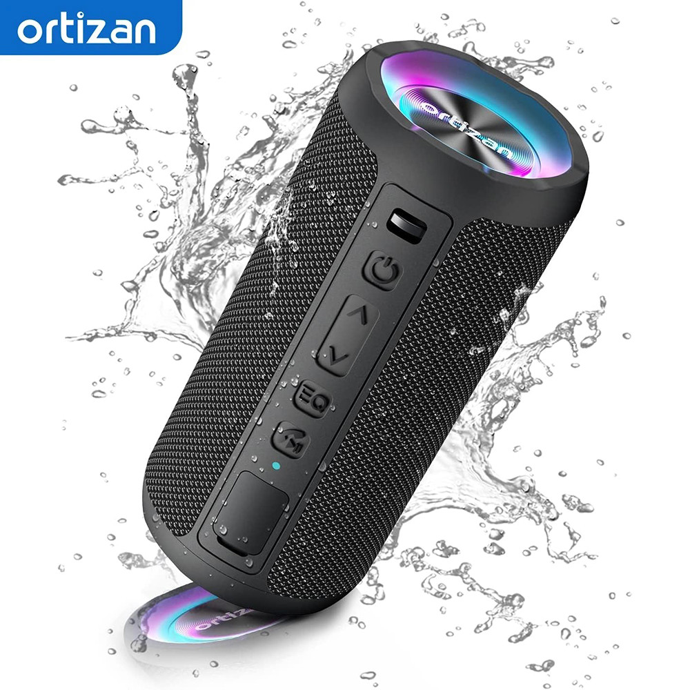 Ortizan X10 Pro Bluetooth Speaker Portable, 24W IPX7 Waterproof Speaker Wireless Bluetooth-V5.3, HiF