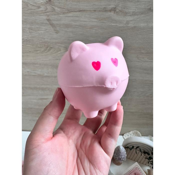 [READY STOCK] PIGGY strawberry pink squishy by ha chi mi squishy