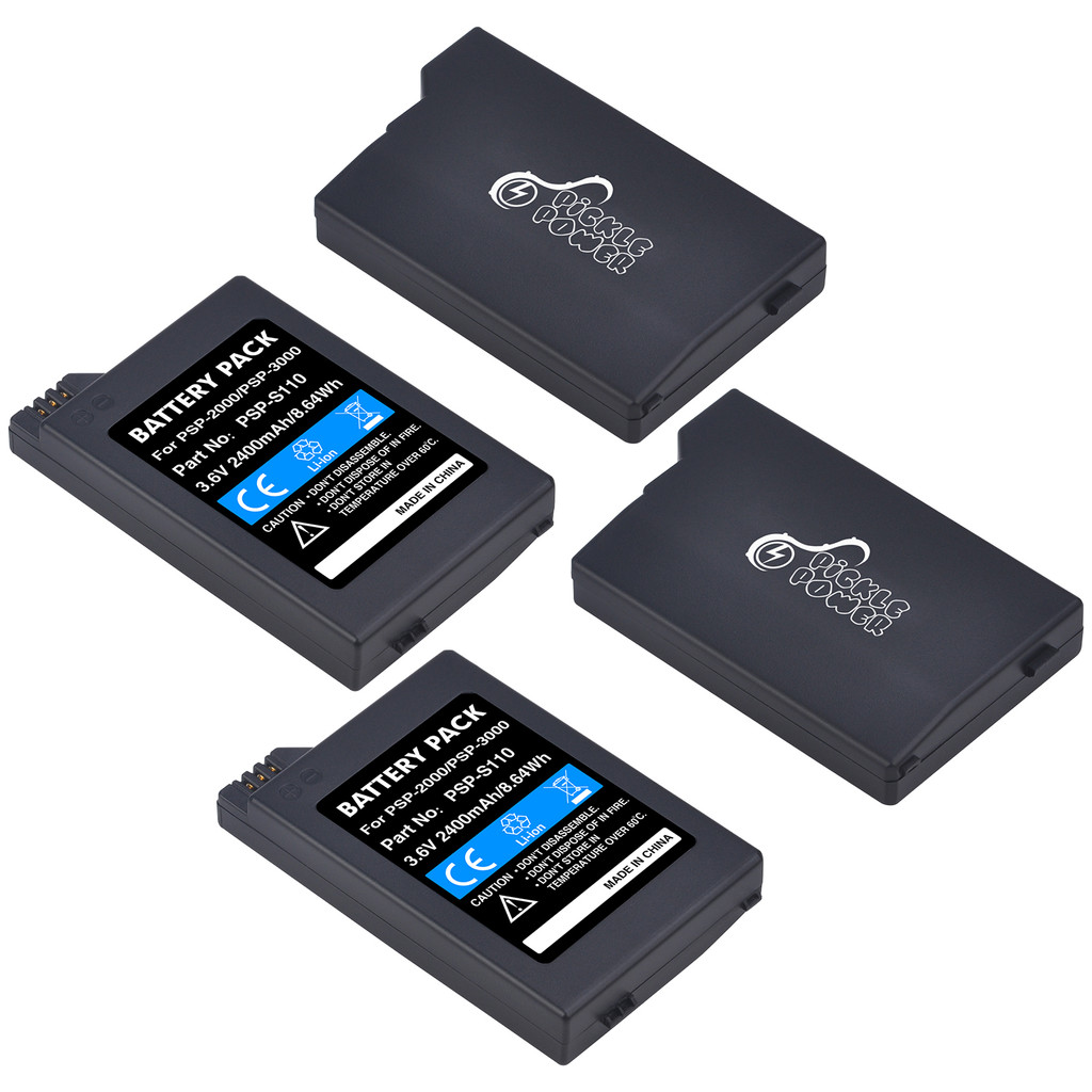 Pickle Power 2400mAh Battery PSP2000 PSP3000 For Sony Portable Gamepad PSP2001 PSP2002 PSP3001 PSP30