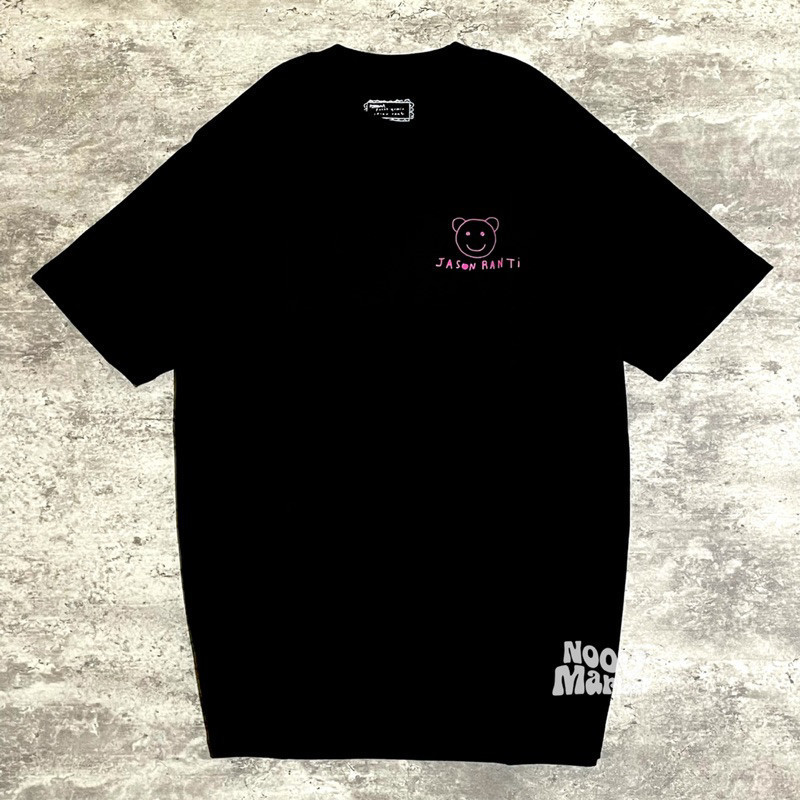 Jason Ranti - Beruang Pink Tshirt - Black | Original Merchandise
