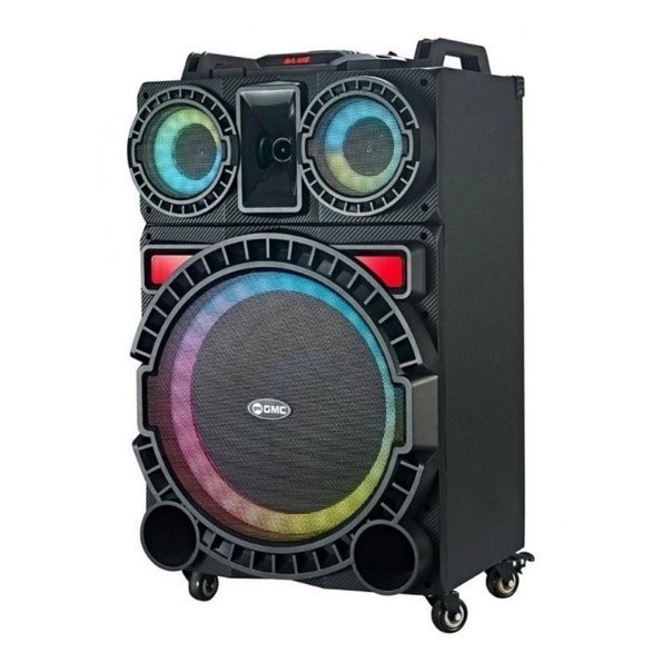 BATAM - GMC SPK-899KBTFM speaker box, USB, 2 mic bluetooth 15 inch 300rms