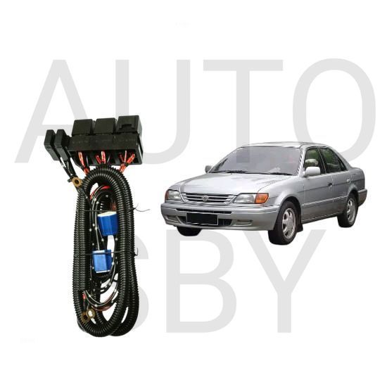 AS Relay Set Lampu Utama LED H4  Mobil Toyota Soluna