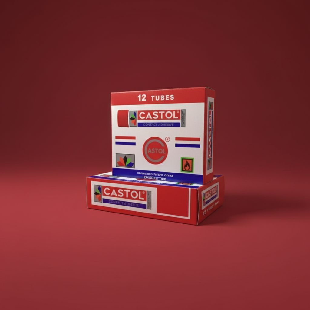 GROSIR Lem Castol KUNING 51 cc ASLI - 1 PACK Isi 12 pcs Termurah