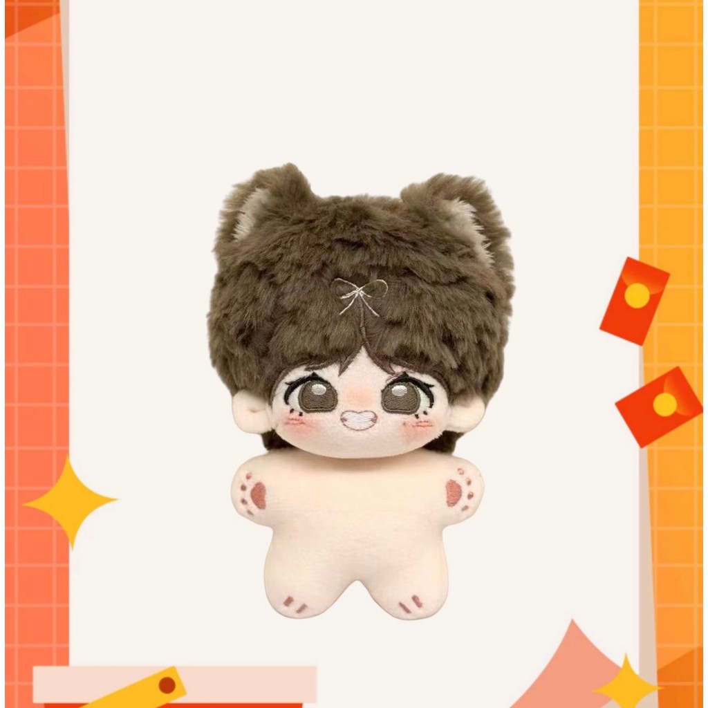 Stuffed 10cm Handsome Boy Idol Kim Taehyung Cute Cotton Doll Backpack Ornament or Kids Adults Birthd