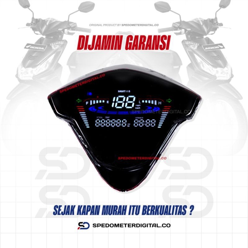 Spedometer Digital Beat Karbu / Speedometer Digital Honda Beat Karbu / Spidometer Digital Beat Karbu