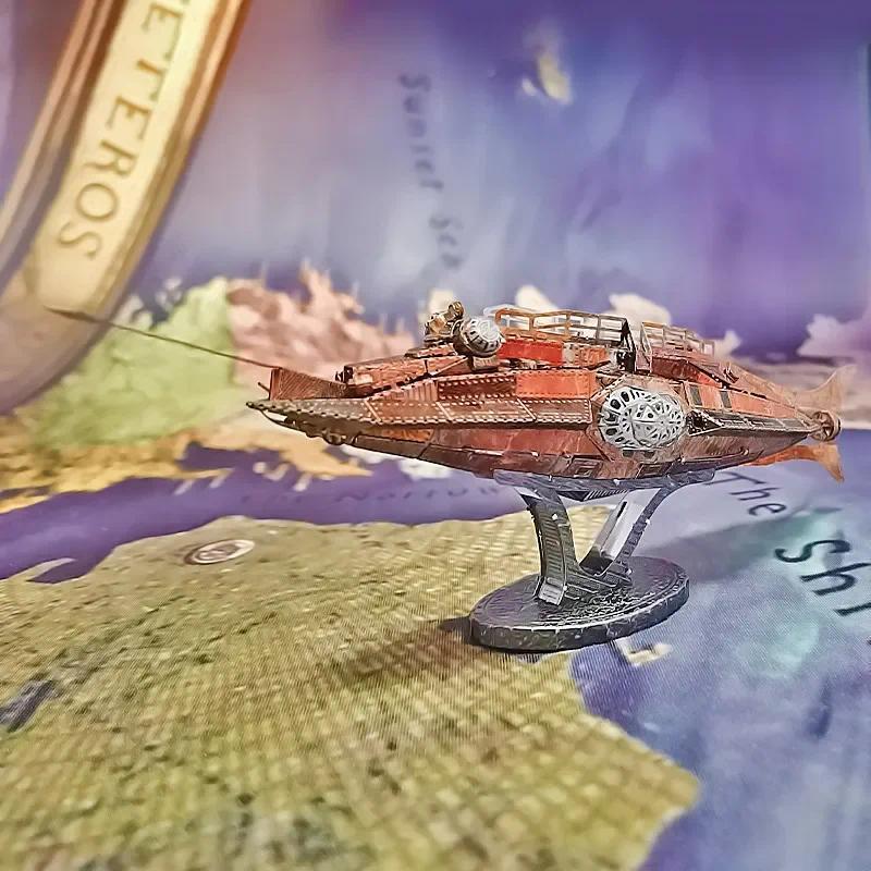 Color Mini Puzzles 3d Metal Nautilus Model  Toys for Kids 14+ DIY Hand Made Adults Jigsaw Learning E