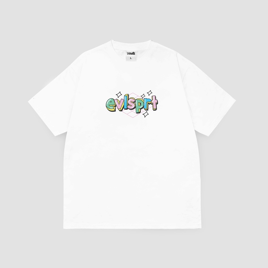 Kaos Unisex EVILSPIRIT KAOS - KEIZA WHITE UNISEX