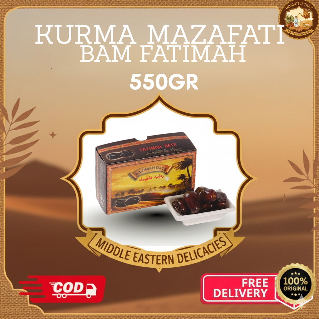 Kurma Mazafati -  Kurma Bam Fatimah 550gr