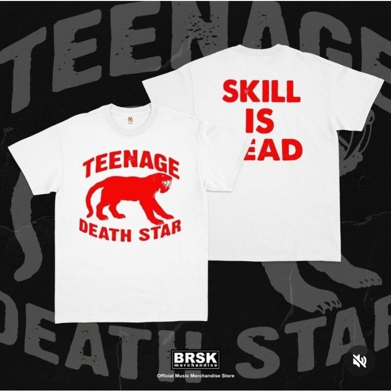 Teenage Death Star - Skill is Dead Putih Merah