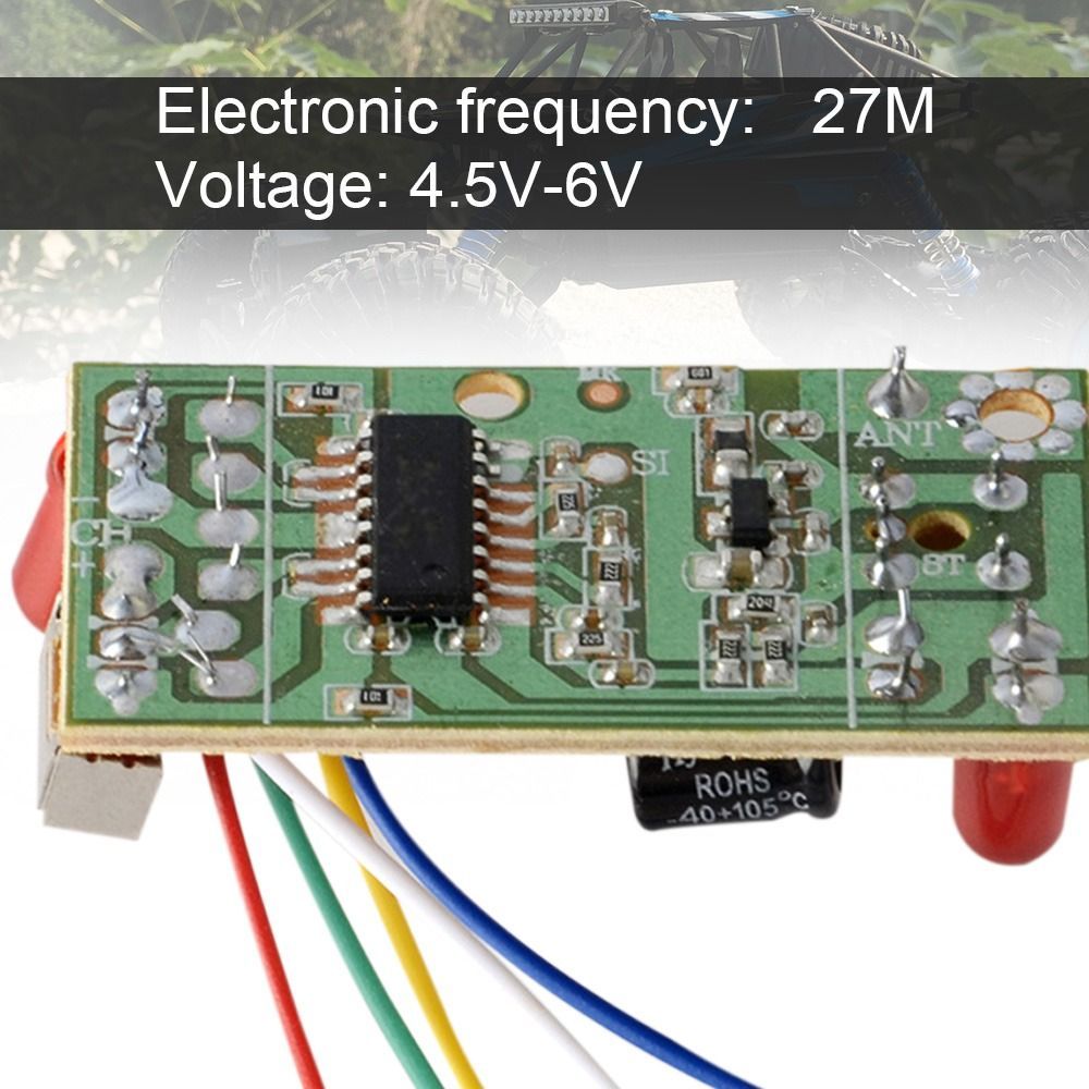 2pair Replacement Parts Circuit Board RC Transmitter Board PCB Transmitter 27Mhz RC Control Board 4 