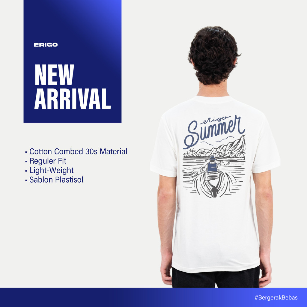 Erigo T-Shirt Salacia White - Kaos Unisex