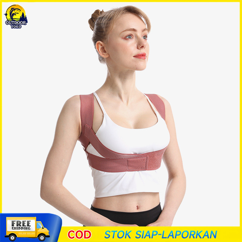 Alat Terapi Belt Sabuk Penyangga Penegak Punggung Bahu Korektor Postur Tubuh Camelback Anti Bungkuk 