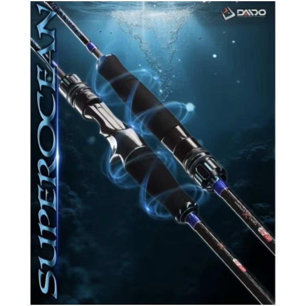 Rod Joran DAIDO SUPEROCEAN / Super Ocean Light Jigging Solid Carbon Ring Fuji Alconite