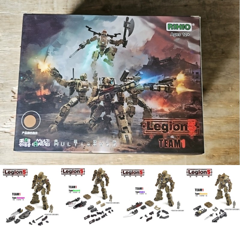 NONA MUDA' New Arrival - In-Stock | Rihio Infinite Creator Series Legions Assembly Action Figure Mod