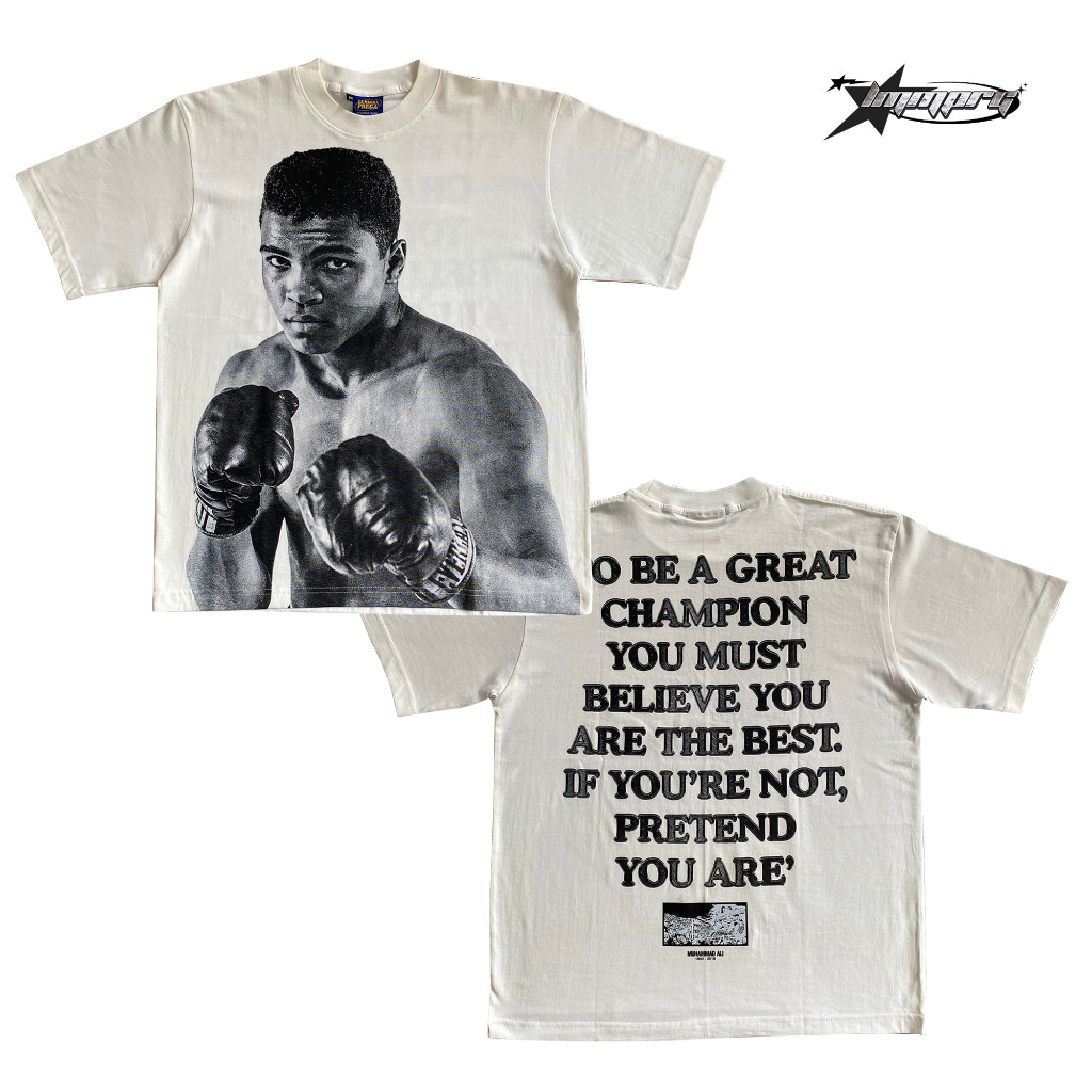 KAOS BAJU MUHAMMAD ALI OVERSIZE | Vintage Bootleg Rap Tee | LAMAMMAPREGA