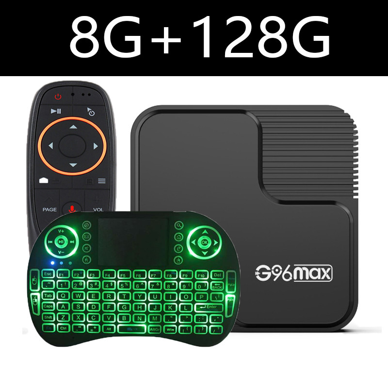Smart TV Box Android 14 G96 Max Allwinner H618 Dual Wifi 2.4G&5G Quad Core AV1 Google Voice Ram 8GB 
