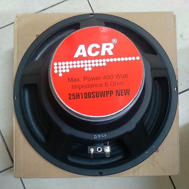 GS SPEAKER ACR PRO 10 inch 25H100SUWPP NEW ACR PRO WOOFER 400 Watt