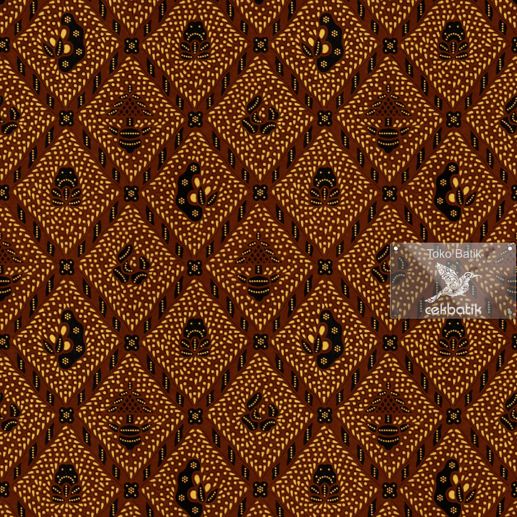 kain batik - EXC Prima Motif Batik Sidomukti Classic (SOGA MERAH)
