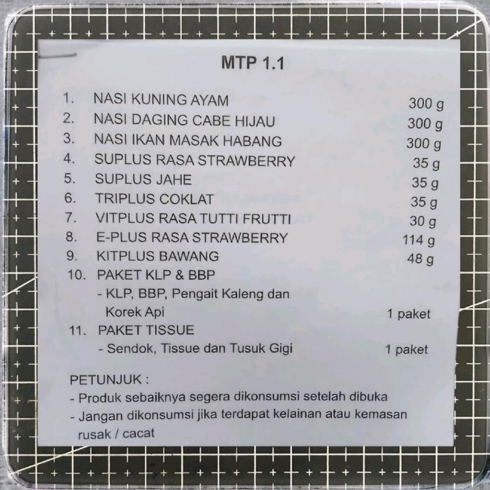 PROMO  RANSUM MAKANAN SAAT DI HUTAN Food - MTP 1.1