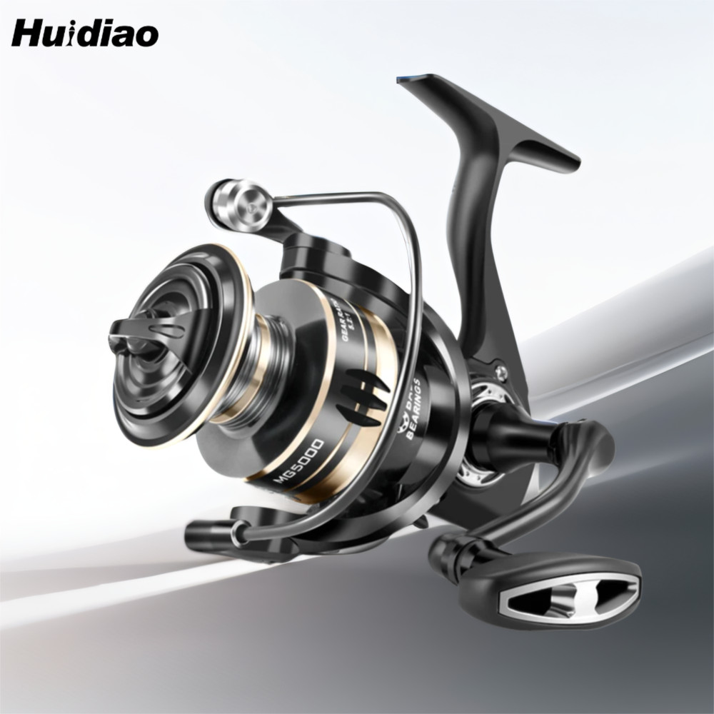 HUIAO MG Long Casting Reel 2000-7000 Series High Speed Ratio Spinning Fishing Reel Stain Steel Beari