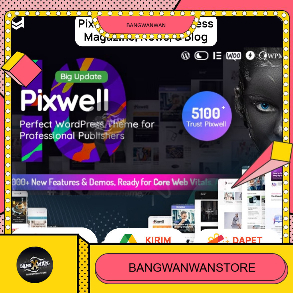 Pixwell Magazine Theme Wordpress Premium Unlimited Domain