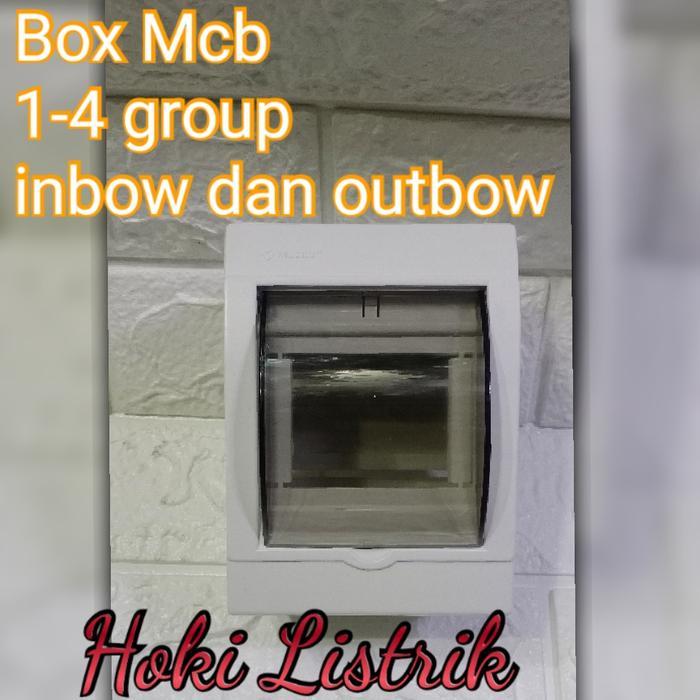 BOX MCB INBOW OUTBOW 1 2 3 4 GROUP / BISA BUAT MCB SCHNEIDER BROCO DLL by MitraHobby