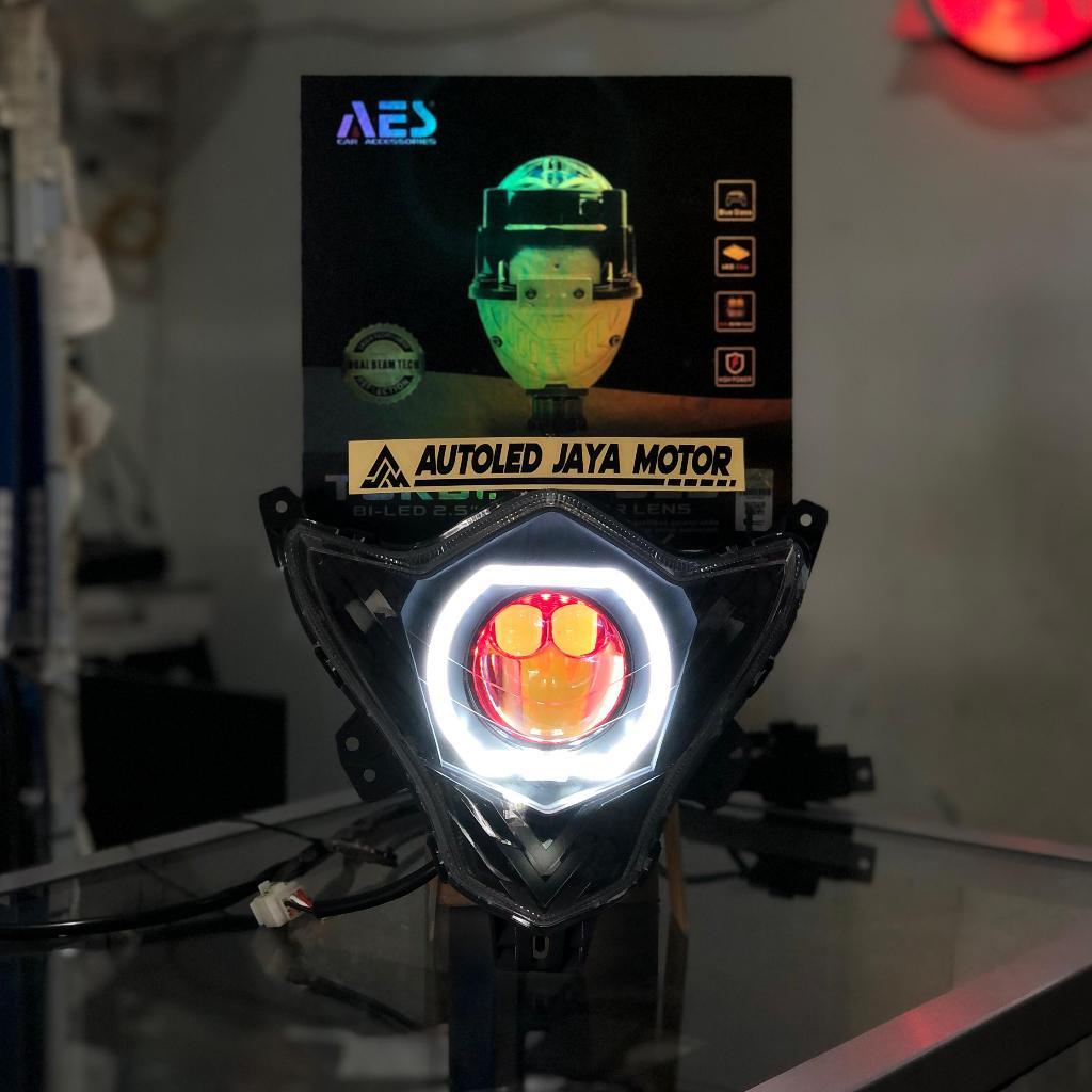 HEADLEMP LAMPU BILED SATRIA FU FACELIFT PROJIE AES TURBO DLB