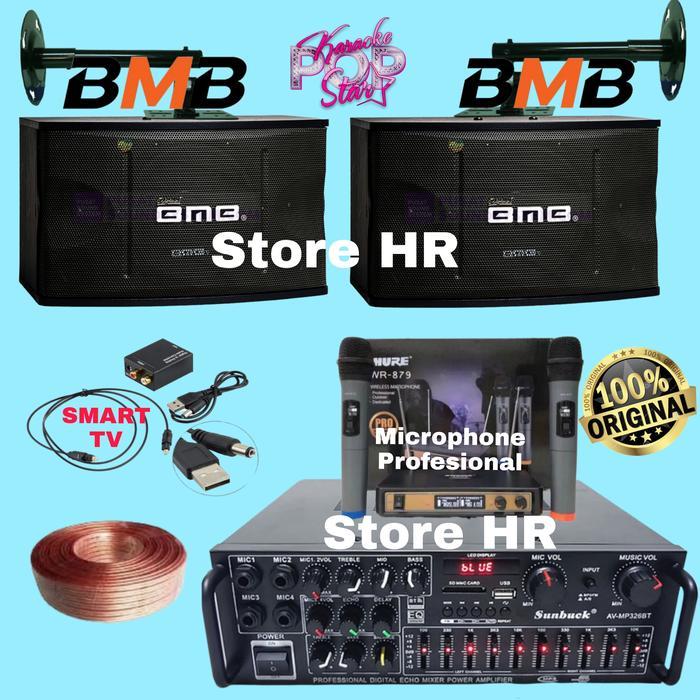 paket sound system karaoke set BMB 8 inch termurah