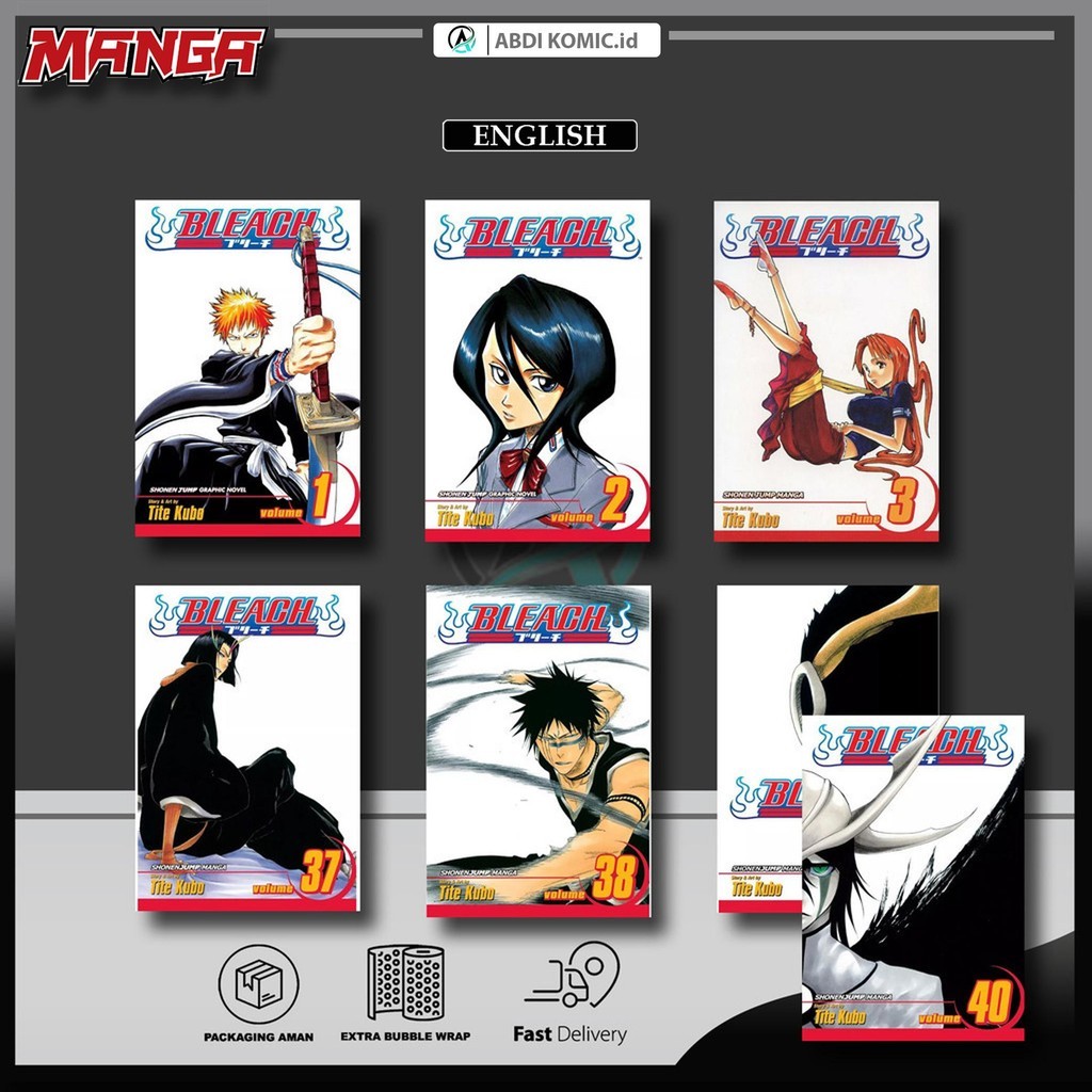 Komik Bleach, Vol. 1 - 40 (Manga), (English)
