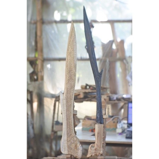 Pedang lar bangau antik langka sepuh stw bkn pedang pusoko majapahit mataram bj1 p60 Jkt04