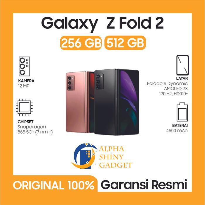 SAMSUNG GALAXY Z Fold2 5G 256GB/512GB - Brand New In Box Original Samsung - Mystic Bronze, 256 GB