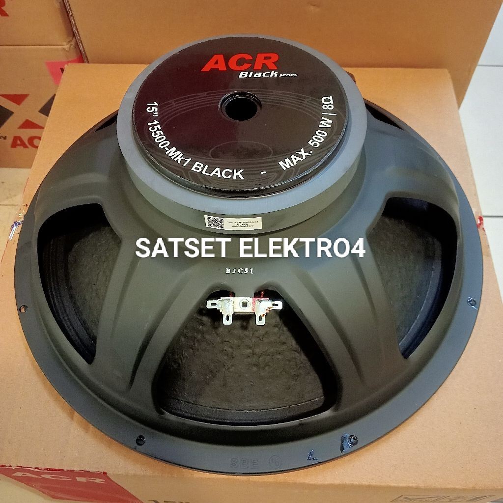 SL Speaker ACR 15" 15500-MK1 Black ACR Fullrange 500 Watt