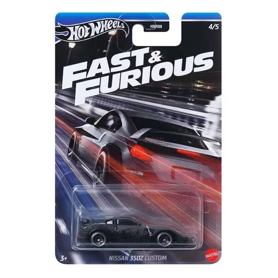 Hot Wheels Cars Model 1966 CHEVY IMPALA NISSAN SKYLINE GT-R(BCNR33) NISSAN 350Z CUSTOM 1/64 Die-cast