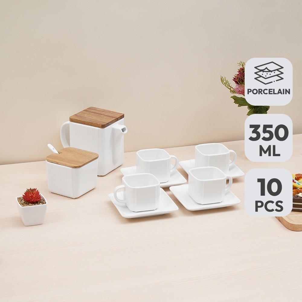 Informa Appetite Set 5 Pcs Heidie Teko & Cangkir Teh Dengan Saucer Set Water Jug With Cup Pitcher Wa