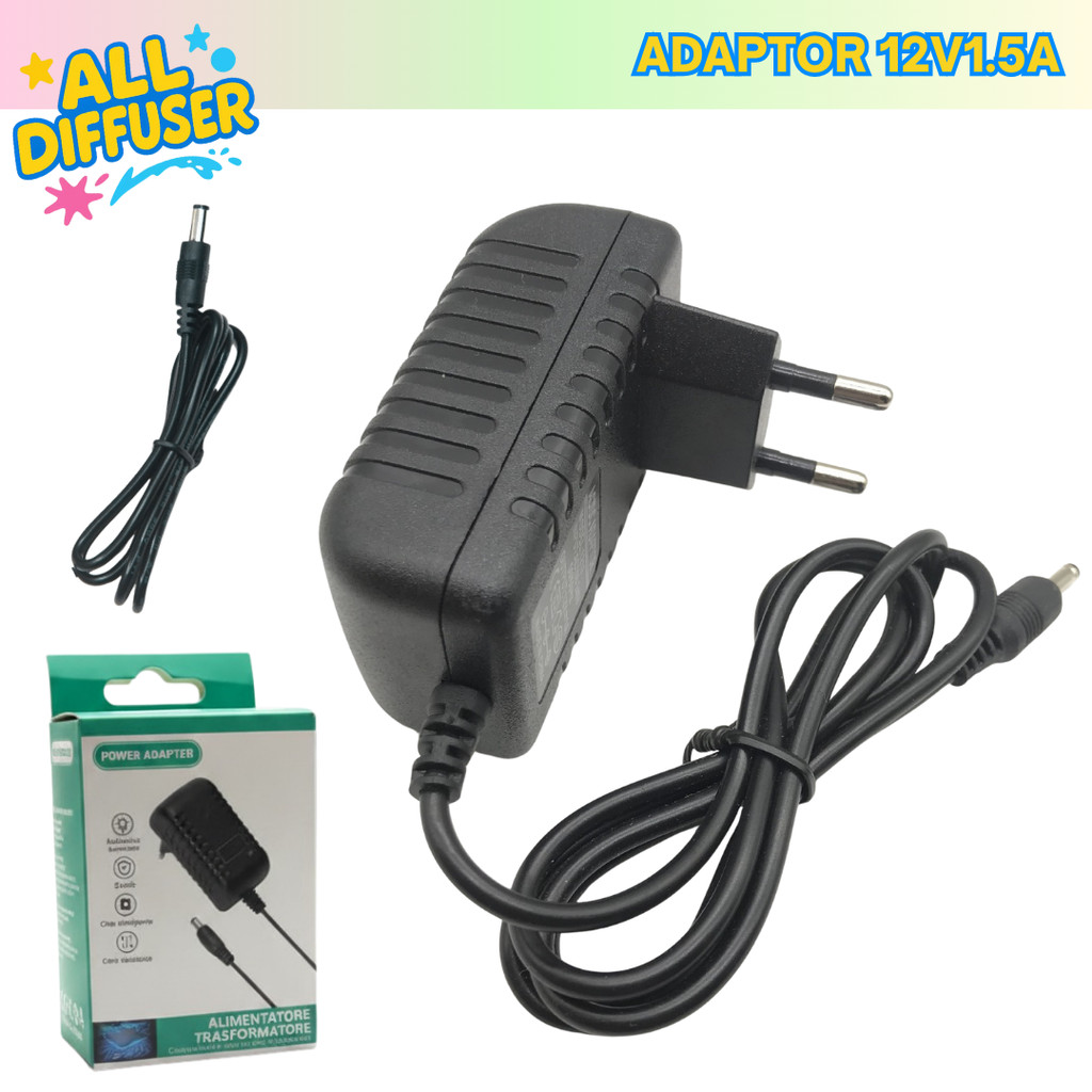 Adaptor 12V 1.5A Universal – Power Supply 12 Volt 1.5 Ampere