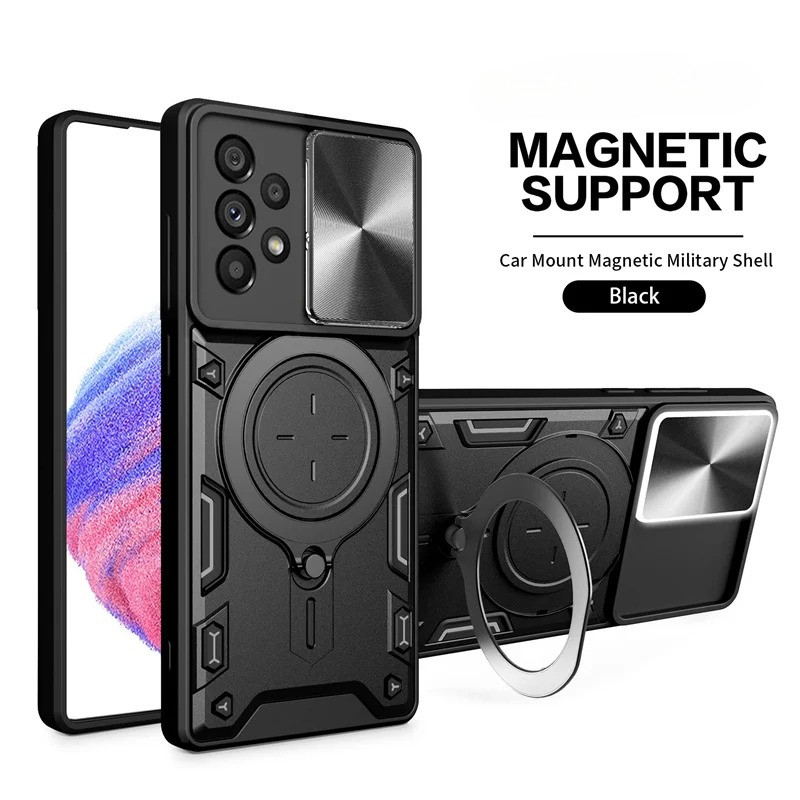 CASE SAMSUNG A13 A23 A33 A53 IRING MAGNETIC CASE SLIDING CAMERA