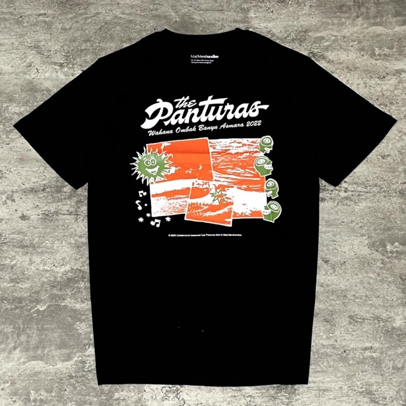 The Panturas - Wahana Ombak Banyu Asmara Showcase 2022 Tshirt - Black